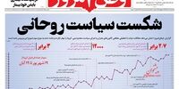 صفحه اول روزنامه های 20 آبان 1399 
