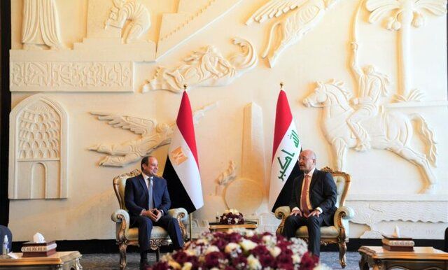 گفت‌وگوی تلفنی رئیس جمهور مصر با همتای عراقی‌اش