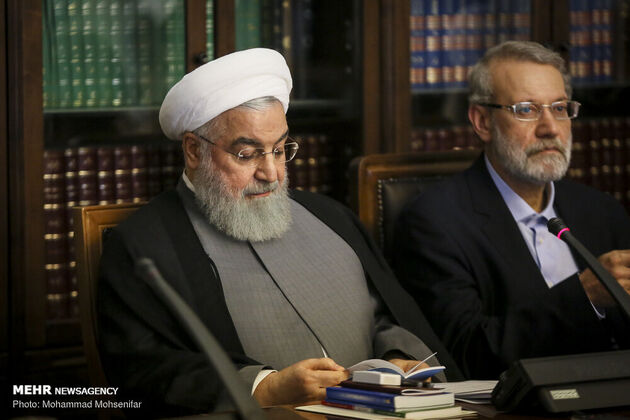 تصاویر جلسه شورای عالی انقلاب فرهنگی با حضور سران قوا