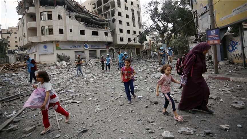 آوارگی یک میلیون نفر در غزه/ کوچ مردم از شمال به جنوب منطقه