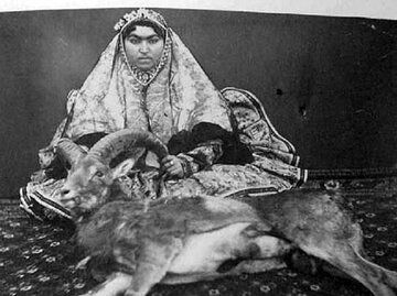 
عکسی دیده نشده از شکار شاهانه یک زن قاجار!