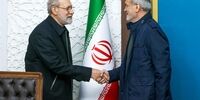 حضور علی لاریجانی در جلسه امروز سران سه قوه + عکس