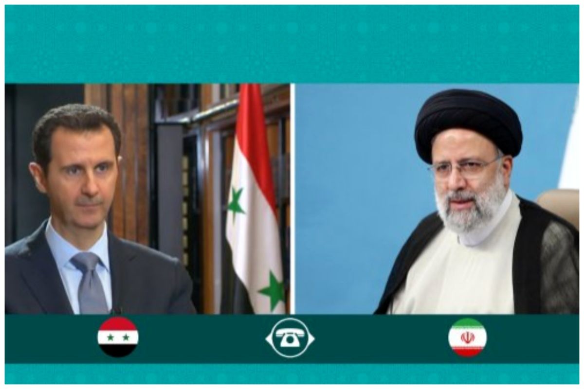 گفت‌وگوی اسد و رئیسی درباره حمله اسرائیل به کنسولگری ایران