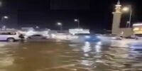 لحظه جاری شدن سیل در عسیر عربستان + فیلم