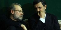 بگومگوی تند احمدی‌نژاد و لاریجانی +فیلم