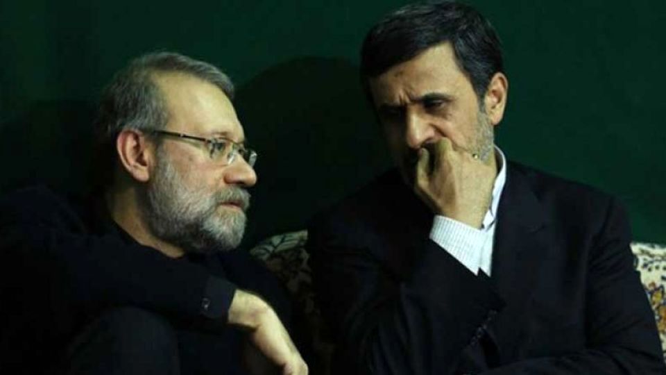 بگومگوی تند احمدی‌نژاد و لاریجانی +فیلم