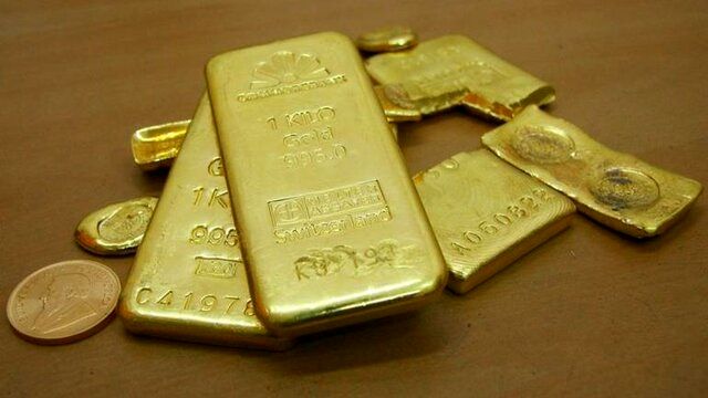 قیمت طلا به پایین ترین حد خود در سه هفته اخیر رسید