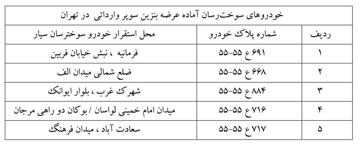 آغاز عرضه بنزین ویژه از امروز/ شرکت ملی پخش اطلاعیه داد