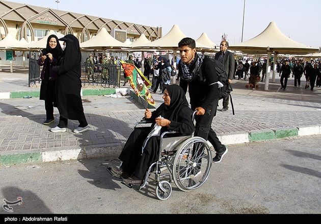 خروج زائران اربعین حسینی از مرز مهران