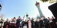 تصاویر مراسم تشییع روح‌ الله حسینیان