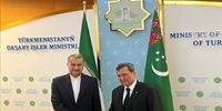 دیدار خصوصی وزرای خارجه ایران و ترکمنستان در عشق‌آباد