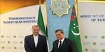 دیدار خصوصی وزرای خارجه ایران و ترکمنستان در عشق‌آباد