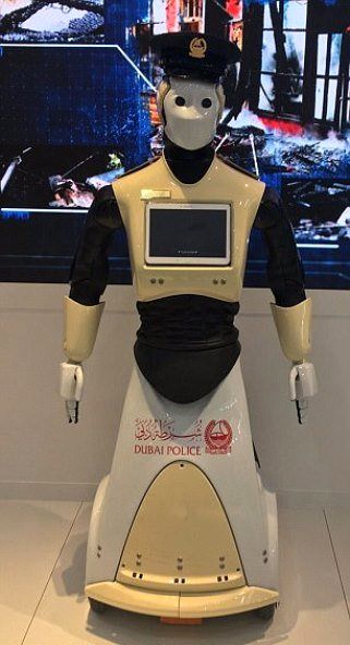استفاده ازنخستین پلیس روباتی دنیا در دبی +عکس