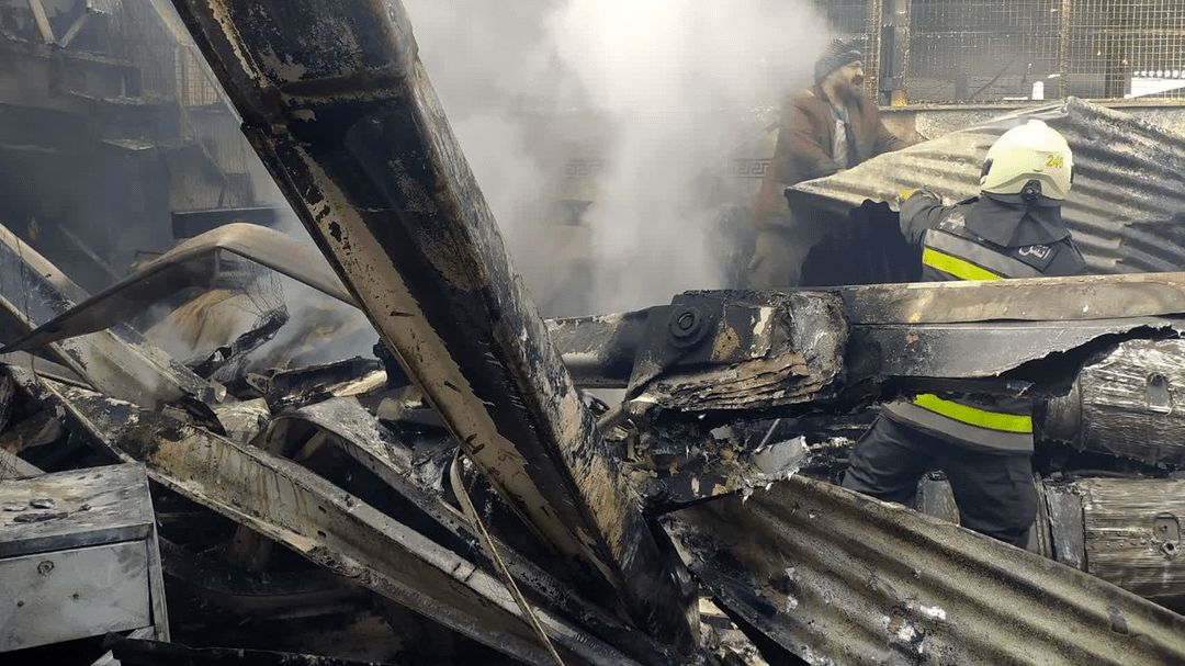 روایت شاهدان عینی از لحظه سقوط هلیکوپتر ارتش در اصفهان+ فیلم