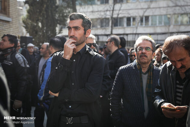 مراسم تشییع پیکر «خشایار الوند»
