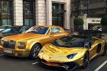 خودروهای طلایی شاهزاده های عربستان/ از رولزرویس 1.6میلیلون دلاری تا بوگاتی و لامبورگینی + عکس

