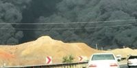 دود عظیم حاصل از آتش سوزی مرگبار مخازن مواد نفتی در بندرعباس + عکس