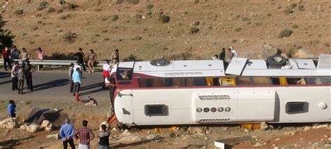 علت حادثه اتوبوس خبرنگاران یکشنبه اعلام می شود