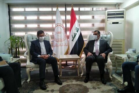 تاکید رییس کل بانک مرکزی عراق بر حل مسائل بانکی ایران در دیدار با همتی