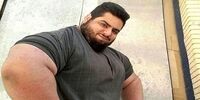 ژست عجیب هالک ایرانی وسط عزاداری محرم+عکس
