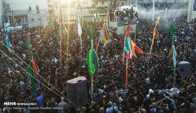 تصاویر برگزاری آیین « علم پیغمبر» در میناب