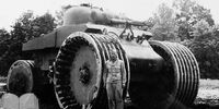 رونمایی از عجیب ترین تانک‌ در تاریخ/ وزن این غول 52 تن است+عکس