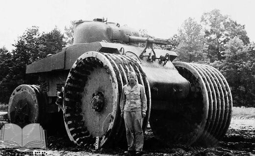 رونمایی از عجیب ترین تانک‌ در تاریخ/ وزن این غول 52 تن است+عکس