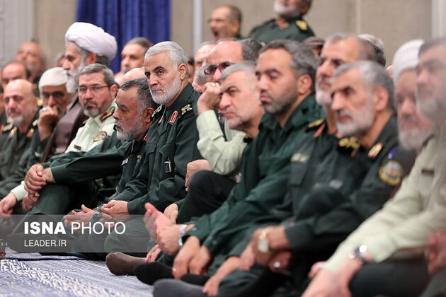 دیدار فرماندهان سپاه پاسداران با مقام معظم رهبری