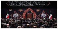 تصاویری از مراسم عزاداری شب تاسوعا در حسینیه امام خمینی+ عکس