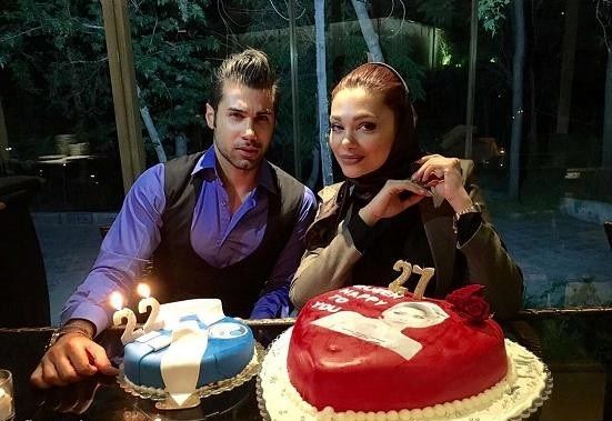 محسن فروزان در یک جشن تولد از سوی همسرش غافلگیر شد ! +عکس