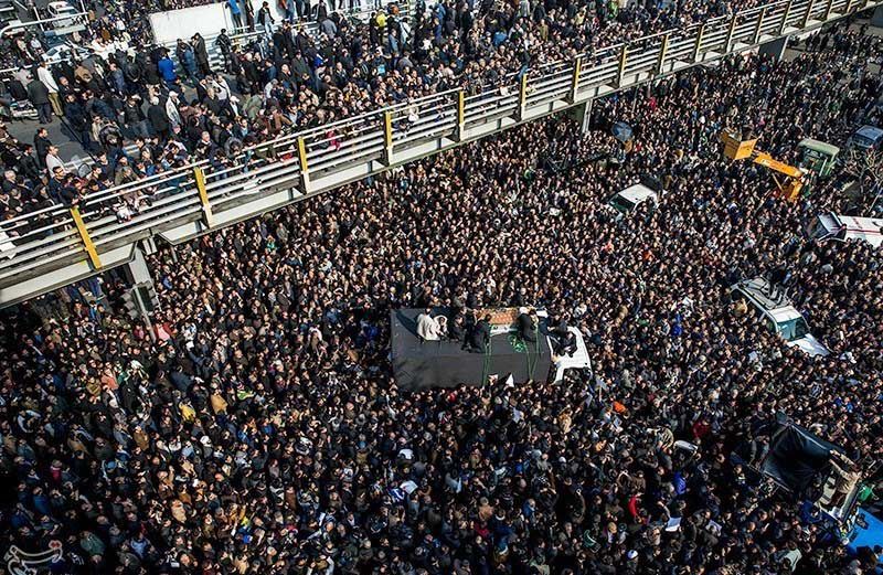 پوشش زنده مراسم تشییع پیکر آیت الله هاشمی رفسنجانی