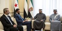 جولانی با رئیس امارات دیدار کرد