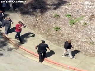 فیلمی از محل تیراندازی در مقر مرکزی یوتیوب در کالیفرنیا