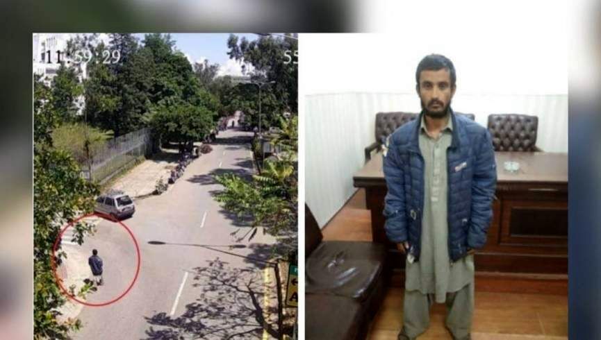 یک شهروند افغانستانی مخفیانه به خانه نخست وزیر پاکستان رفت+عکس