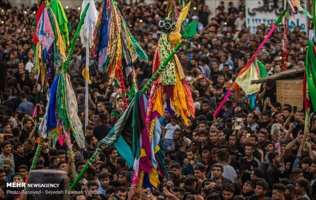تصاویر برگزاری آیین « علم پیغمبر» در میناب