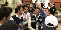 خروج ژاوی از فرودگاه با خودرو پلیس + فیلم