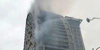 برج ترامپ آتش گرفت + عکس