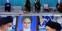 رئیسی : شرط ادب بود دست رهبر انقلاب را می بوسیدیم+ فیلم
