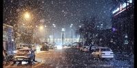 بارش اولین برف زمستان در تهران+ فیلم