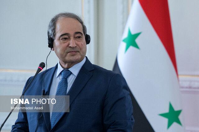 قدردانی وزیرخارجه سوریه از تلاش‌های ایران در حمایت از دولت و ملت سوریه