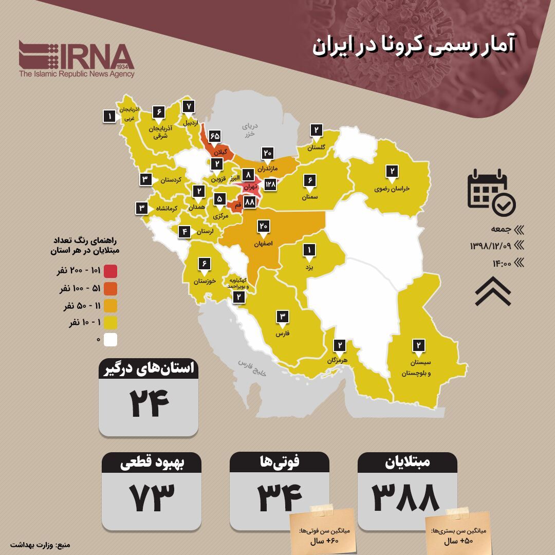 ادعای آمریکا درباره شیوع ویروس کرونا در ایران