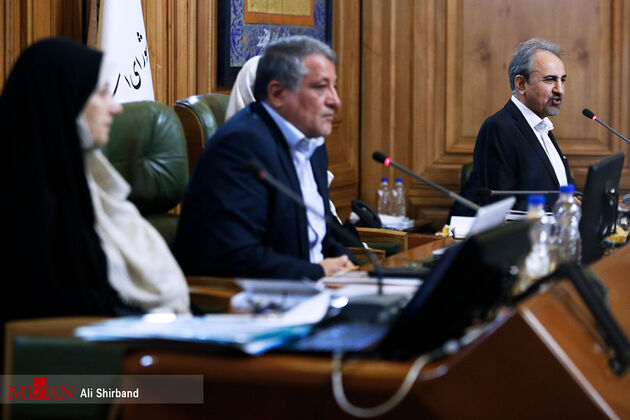 ادای سوگند شهردار تهران در جلسه امروز شورای شهر