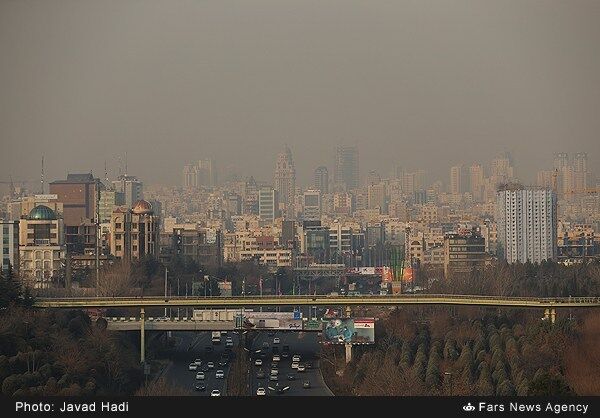 تشدید آلودگی هوای تهران