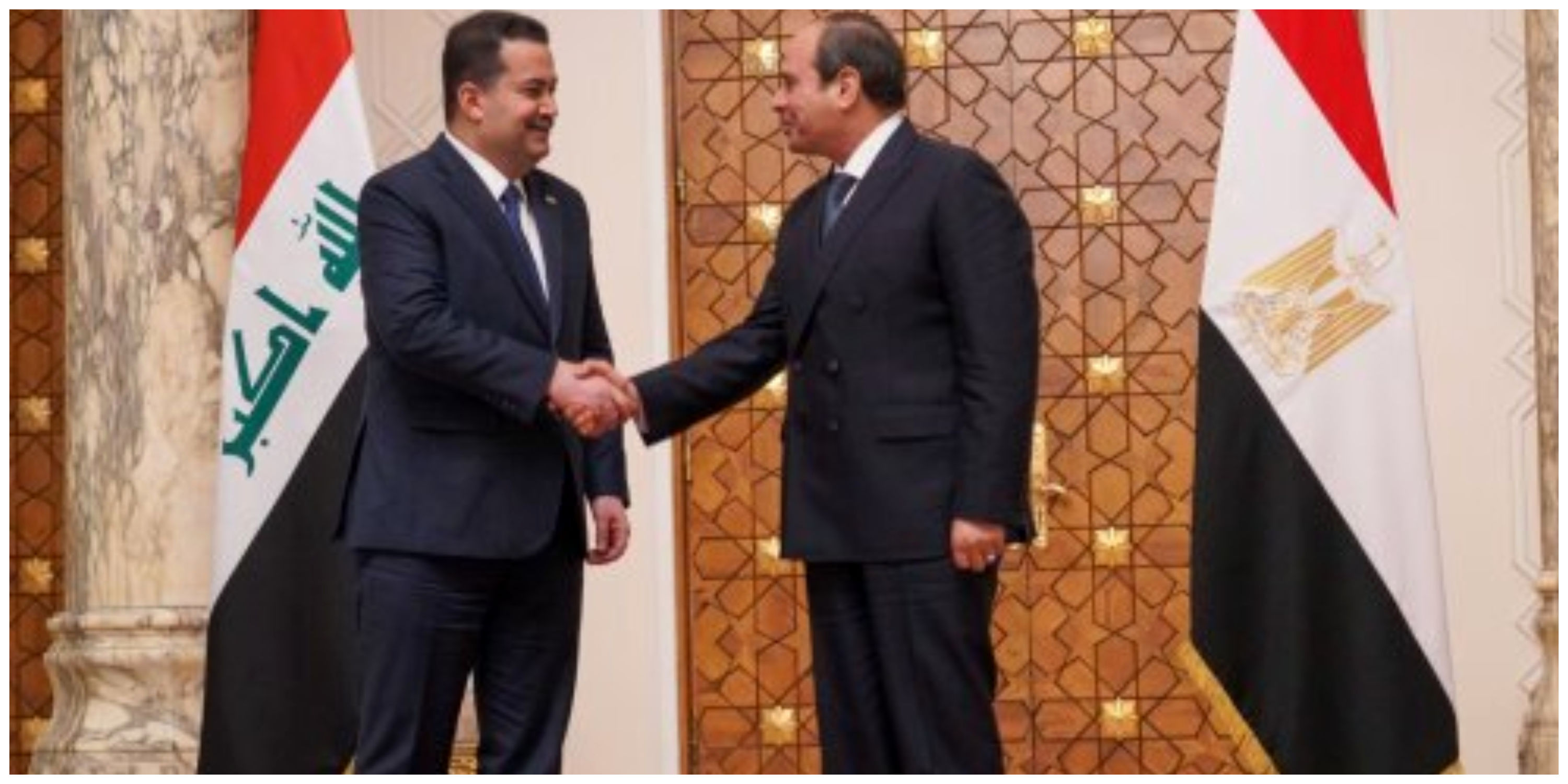 دیدار و گفتگوی السودانی با رئیس جمهور مصر در قاهره