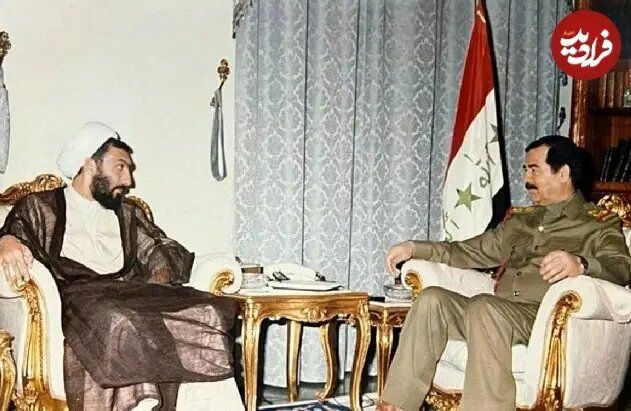 عکسی از دیدار مصطفی پورمحمدی با صدام حسین در دهه 70 2