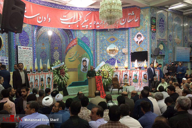 مراسم بزرگداشت شهید حججی در نجف آباد