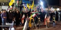تجمع مردم اهواز در پی حمله به کنسولگری ایران در سوریه