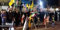 تجمع مردم اهواز در پی حمله به کنسولگری ایران در سوریه