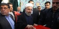 حسن روحانی پس از انداختن رأی : امیدواریم در سال ۱۴۰۰ همه چیز الکترونیکی انجام شود