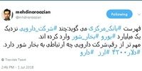 واردات بخارشو بجای دارو با ارز 4200 تومانی!